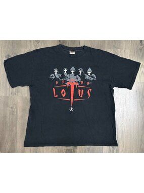 Vintage Dark Lotus T Shirt Black 2X ICP Insane Clown Posse Single Stitch USA